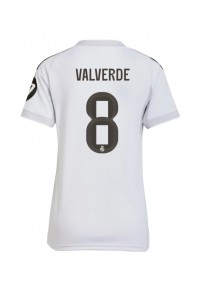 Fotbalové Dres Real Madrid Federico Valverde #8 Dámské Domácí Oblečení 2025-26 Krátký Rukáv